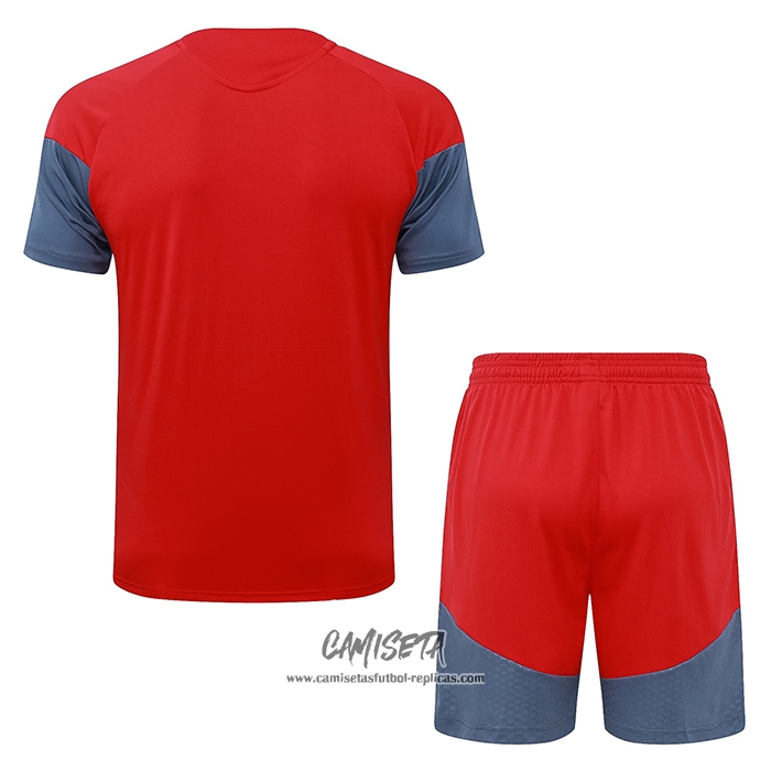 Chandal del SC Internacional 2026-2027 Manga Corta Rojo - Pantalon Corto